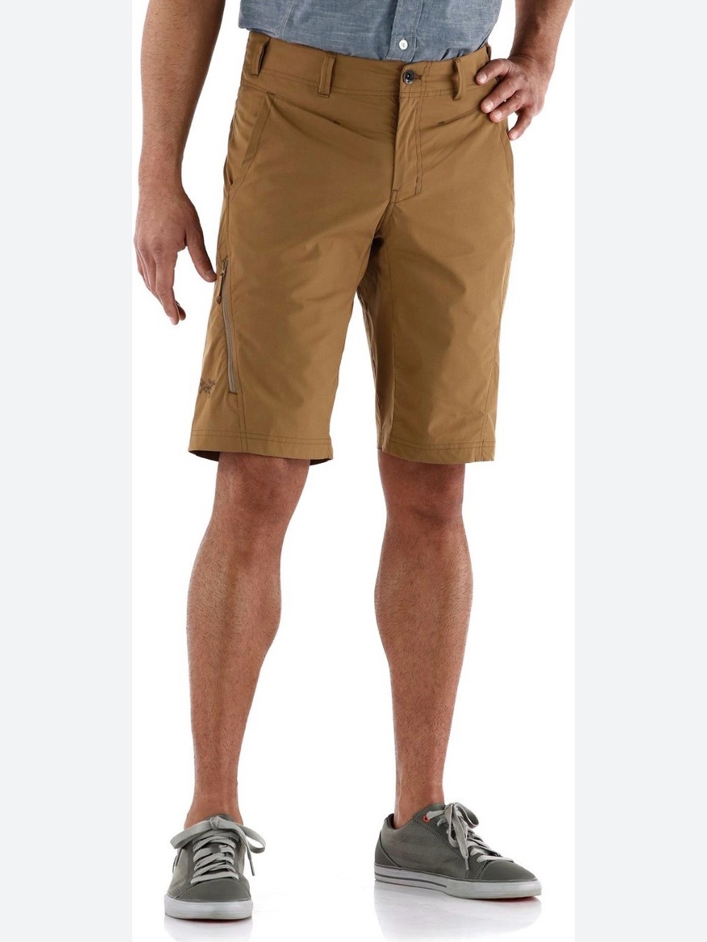 Arc’teryx Stowe Hiking Shorts Men’s Size 34 Stretch 11” Inseam Brown Gorpcore